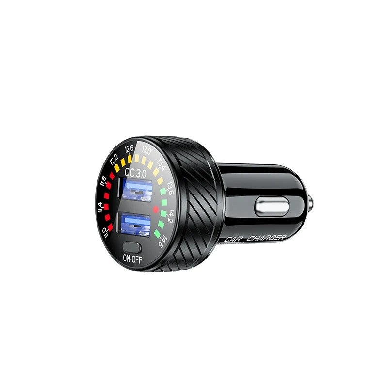Bluejw Dual USB Car Charger Adapter with Independent ON/OFF Switches - Fast Charging Automobile Charger for 12V-24V Vehicles - Excellent Car Accessories - Image 4